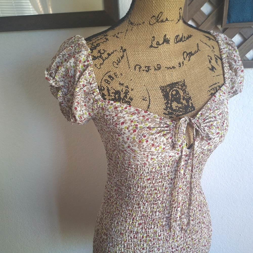 Shirred Bodycon Dress